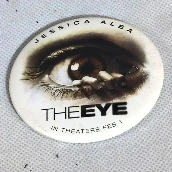 None Accessories - Jessica Alba "The Eye" 2008 original movie button